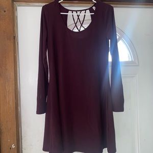 Maroon dress